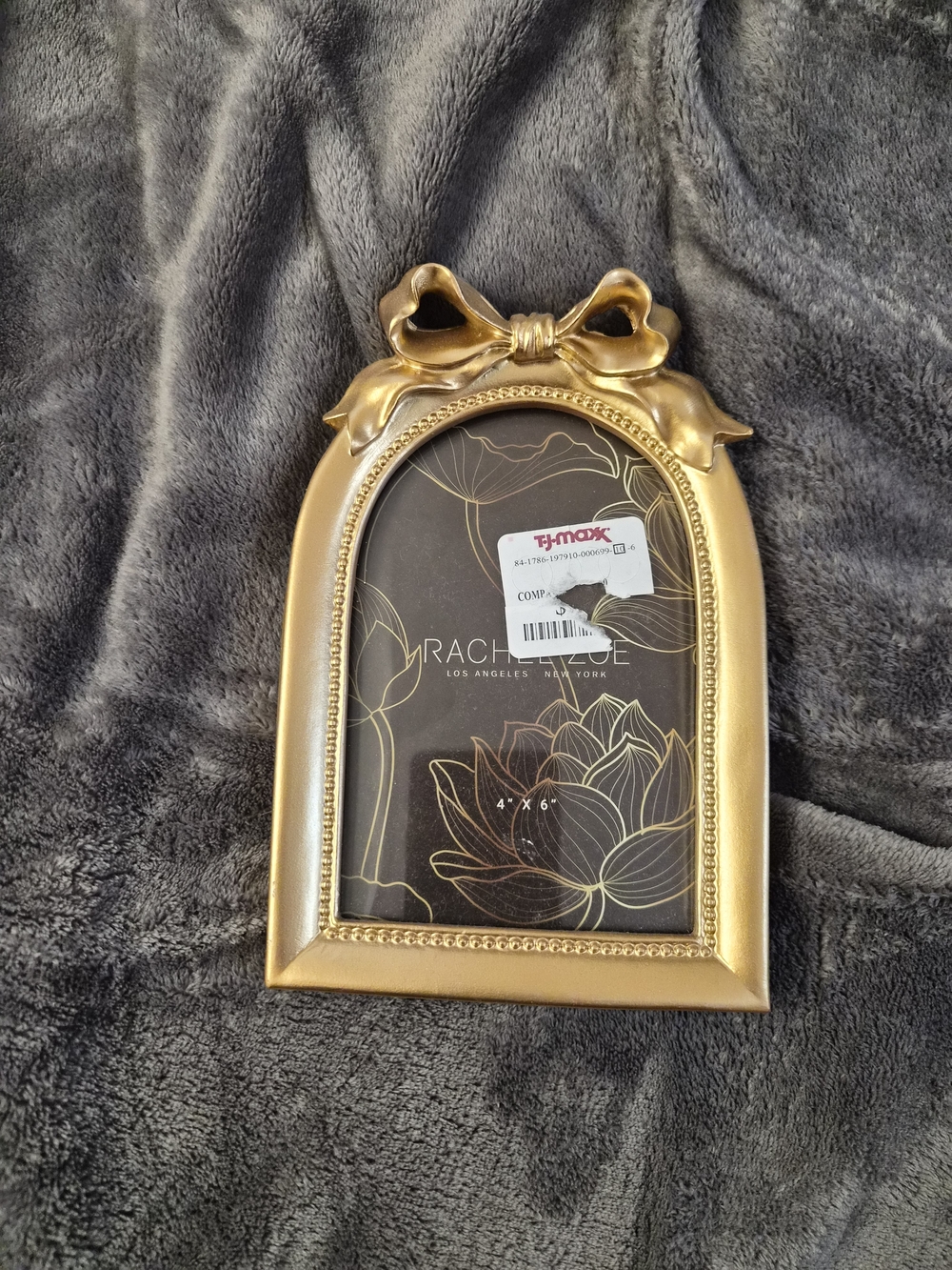 Rachel Zoe Gold Bow Arch Picture Frame